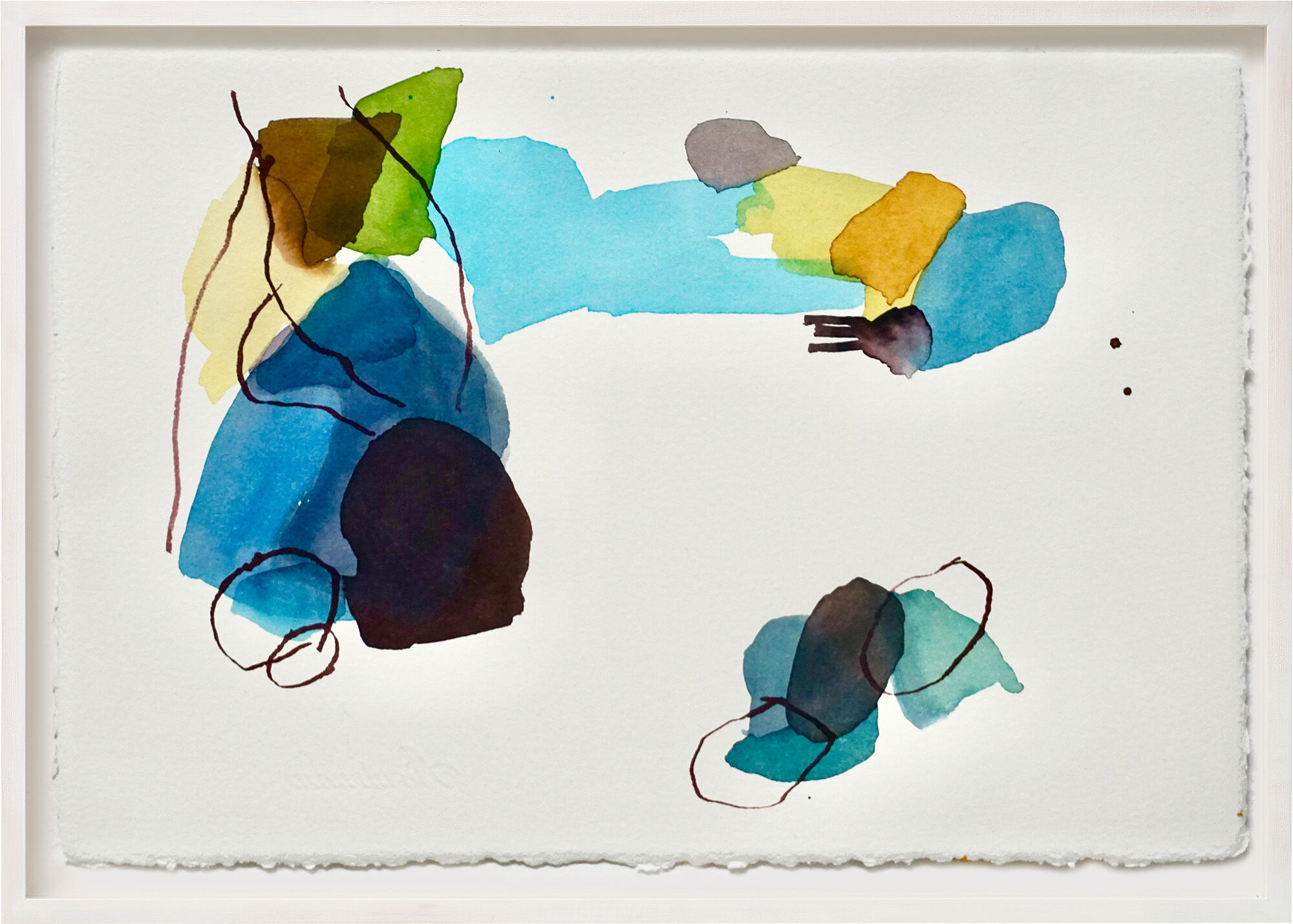 Picture "22.1.24" (2024) (Unique piece) by Herta Müller
