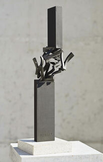 Skulptur "Drehung XXXI" (2021) (Unikat), Stahl