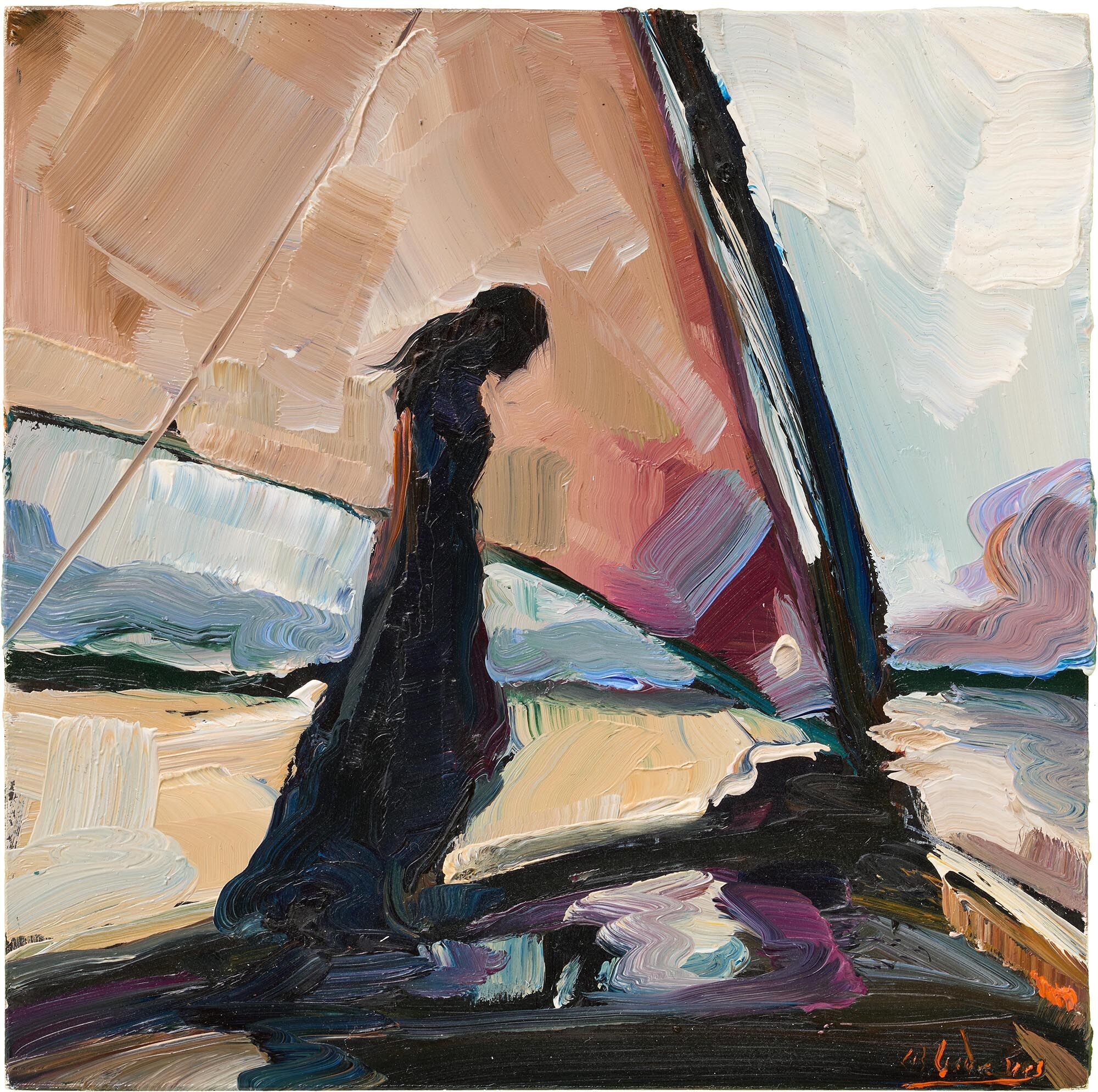 Bild "Segelboot" (Unikat) von Edward B. Gordon