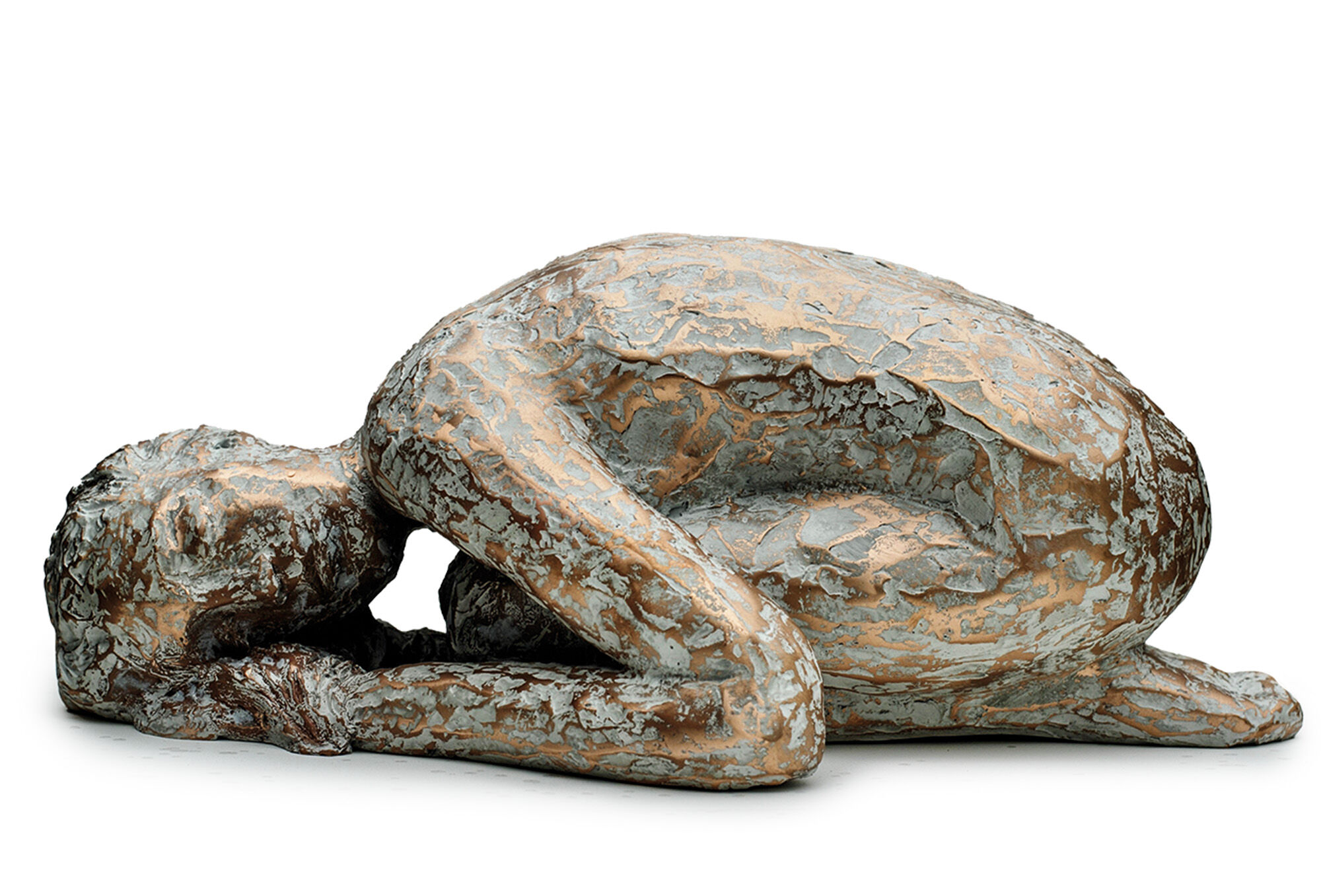 Skulptur "Ruhe" (2022), Bronze von Dagmar Vogt