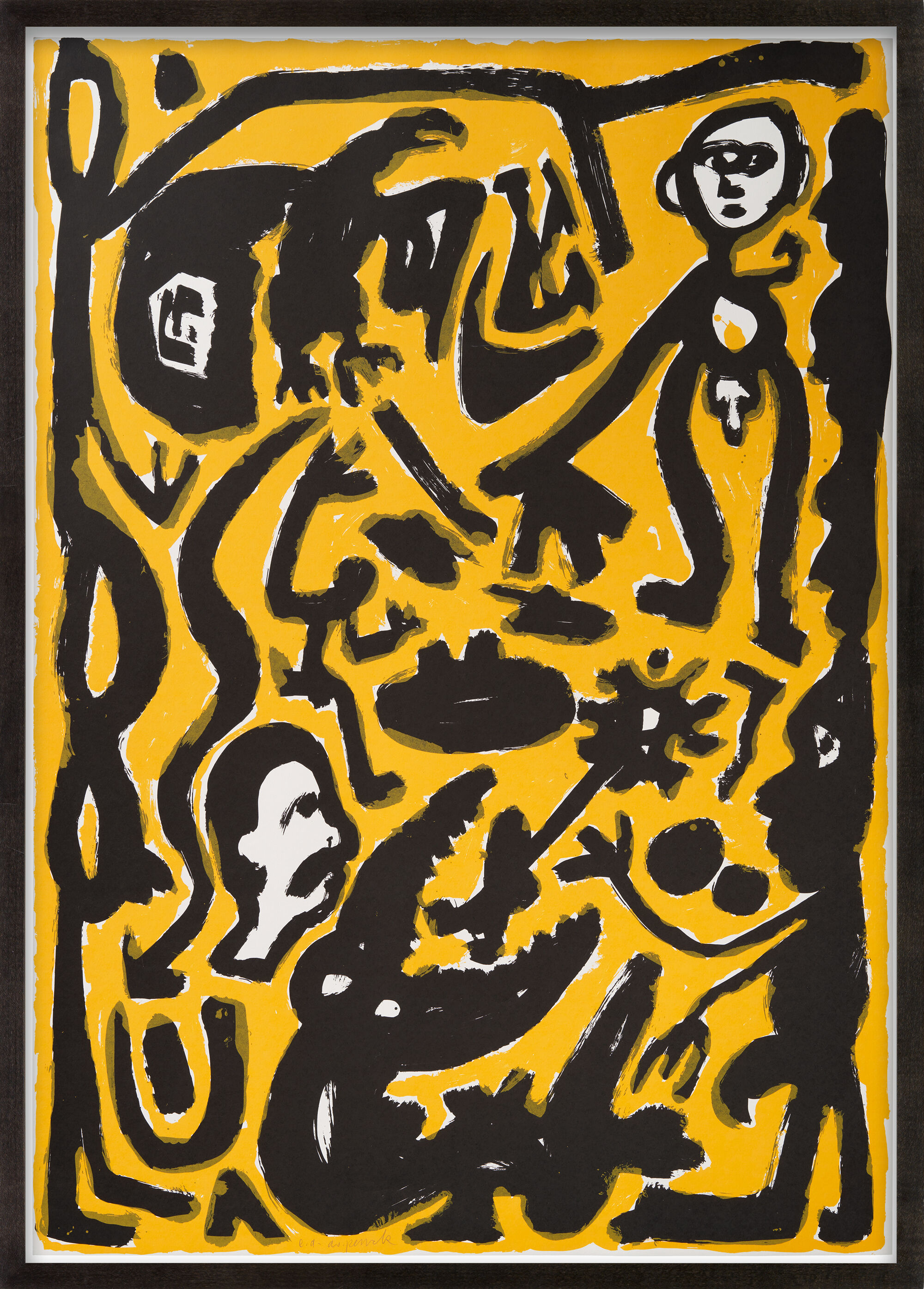 Picture "Untitled" by A. R. Penck