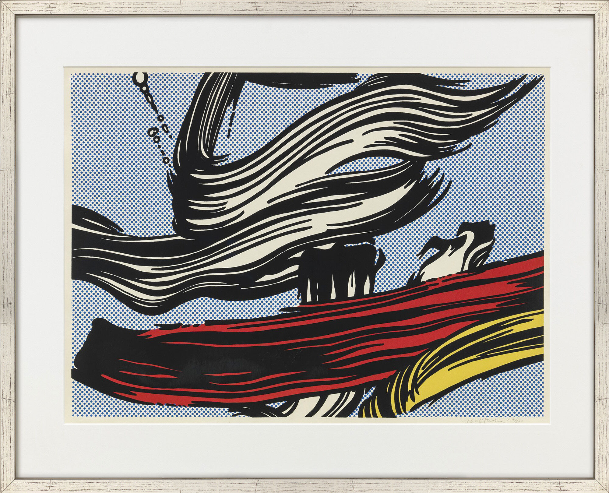 Bild "Brushstrokes" (1967) von Roy Lichtenstein