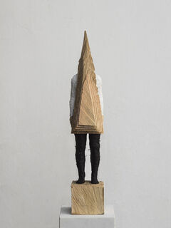 Skulptur "Ohne Titel" (2018) (Unikat), Holz