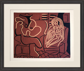 Picture "L'aubade, avec femme dans un fauteuil" (1959) by Pablo Picasso