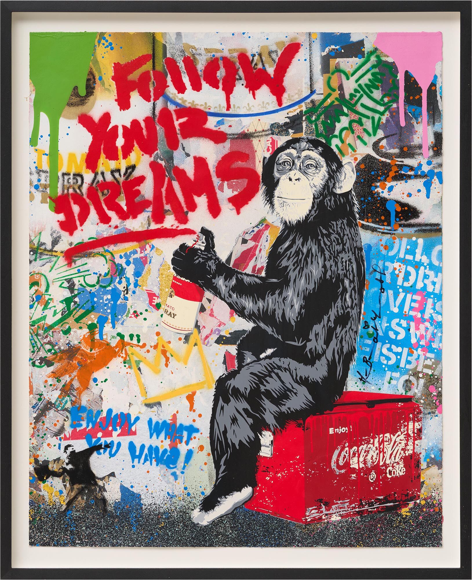 Bild "Everyday Life" (2026) (Unikat) von Mr. Brainwash