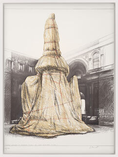 Picture "Wrapped Monument to Leonardo" (1971)