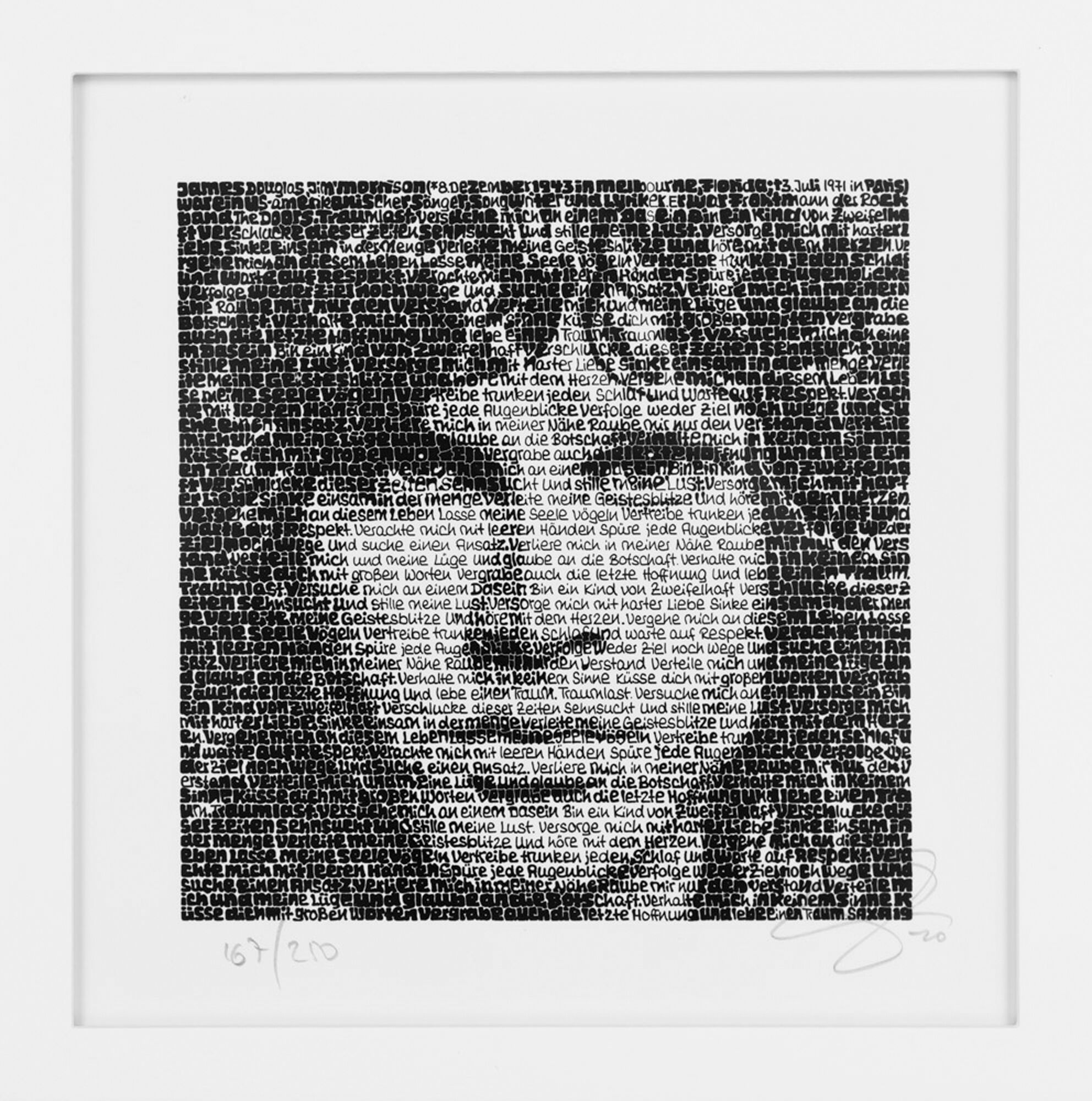 Bild "Jim Morrison" (2020) von SAXA