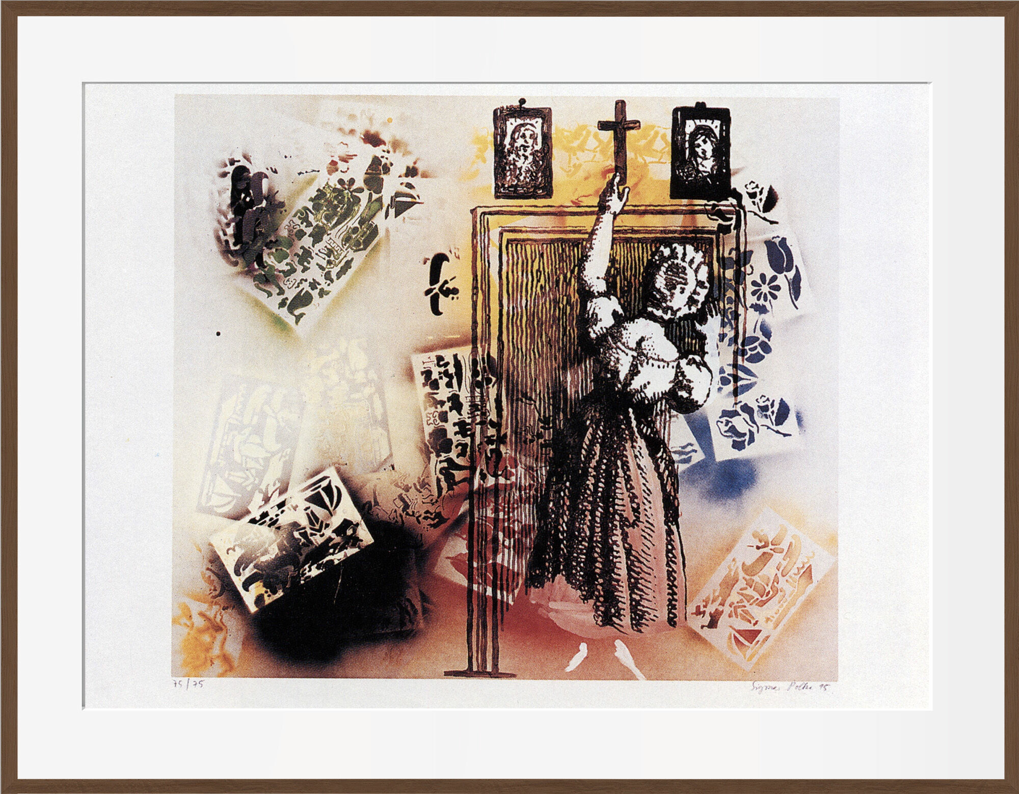 Picture "Classroom" (1995) by Sigmar Polke