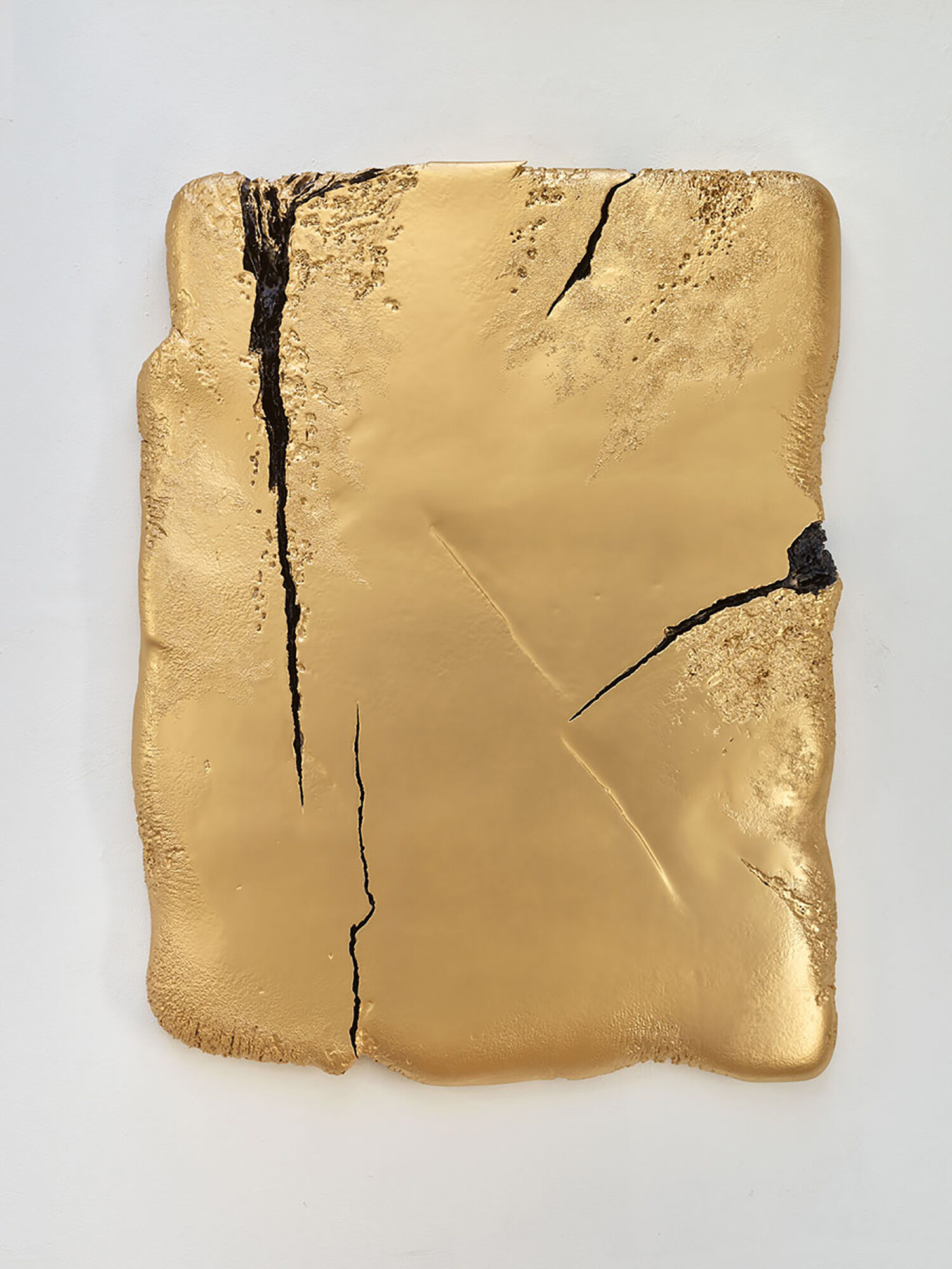 Wall object " Light Fissures #1" (2019) by Ulrike Buhl