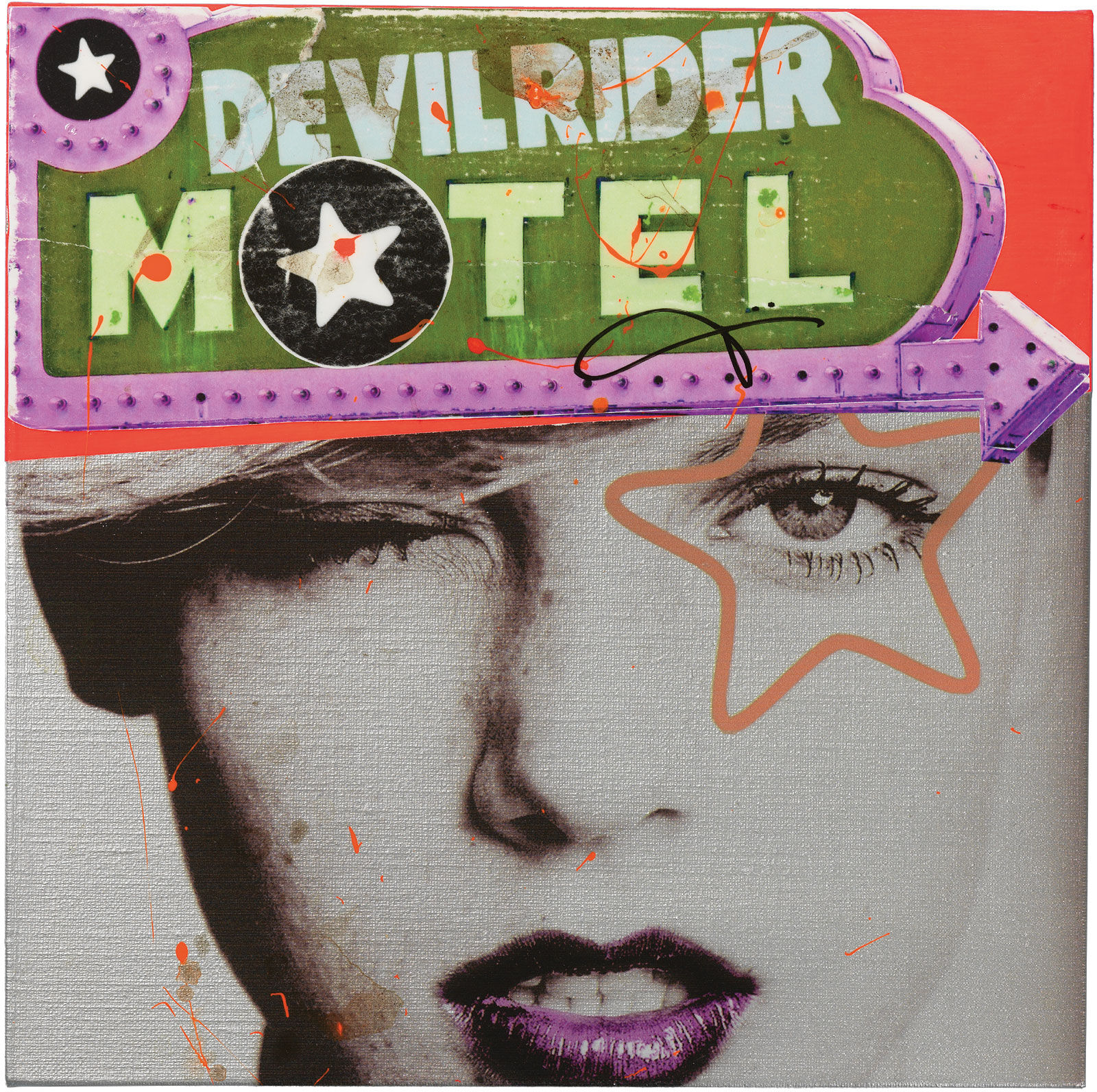 Tableau "Devil's Motel" (2015) de Jörg Döring