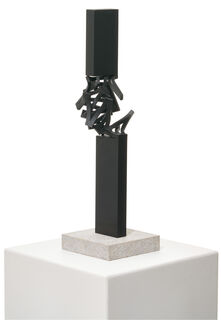 Skulptur "Drehung I (schwarz)" (2023) (Unikat)
