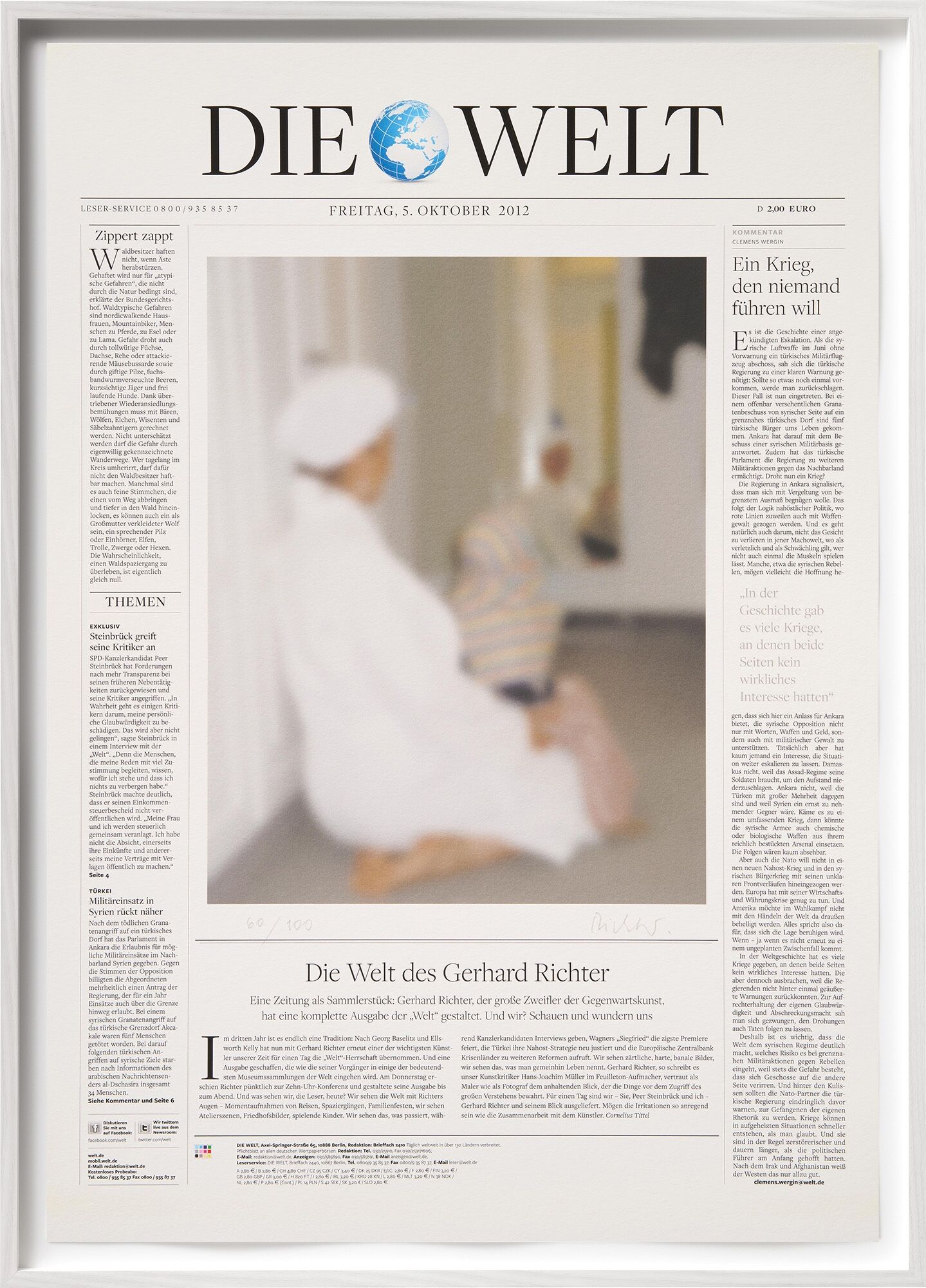 Picture "The World" (2012) by Gerhard Richter