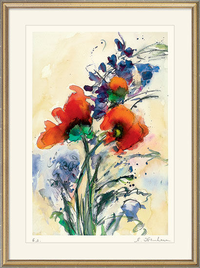 Picture "Corn Poppies and Cornflowers" (2009) by Christine Kremkau