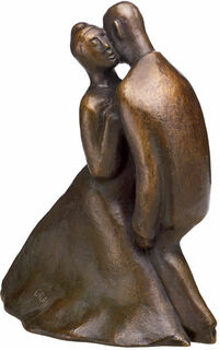 Skulptur "Blues" (2002), Bronze von Günter Grass