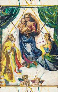 Picture "3_24 [Sistine Madonna]" (2024) (Unique piece) by Jochen Plogsties