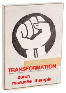Objekt "transformation durch manuelle therapie" (2023), Holz