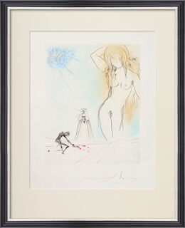Picture "Nude" (1970) by Salvador Dalí