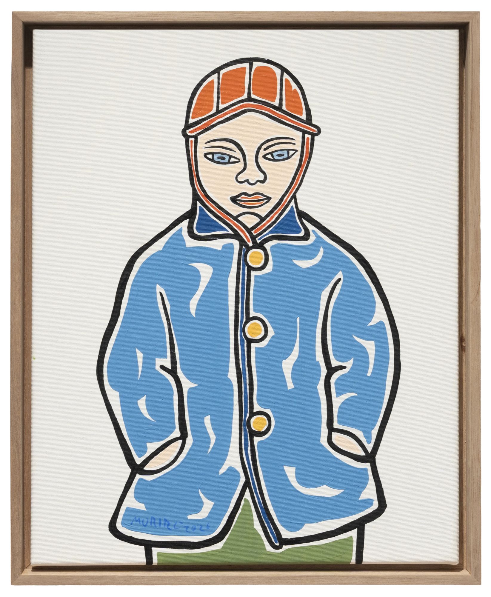 Picture "Peter in Front of the White Canvas" (2026) (Unique piece) by Moritz Götze