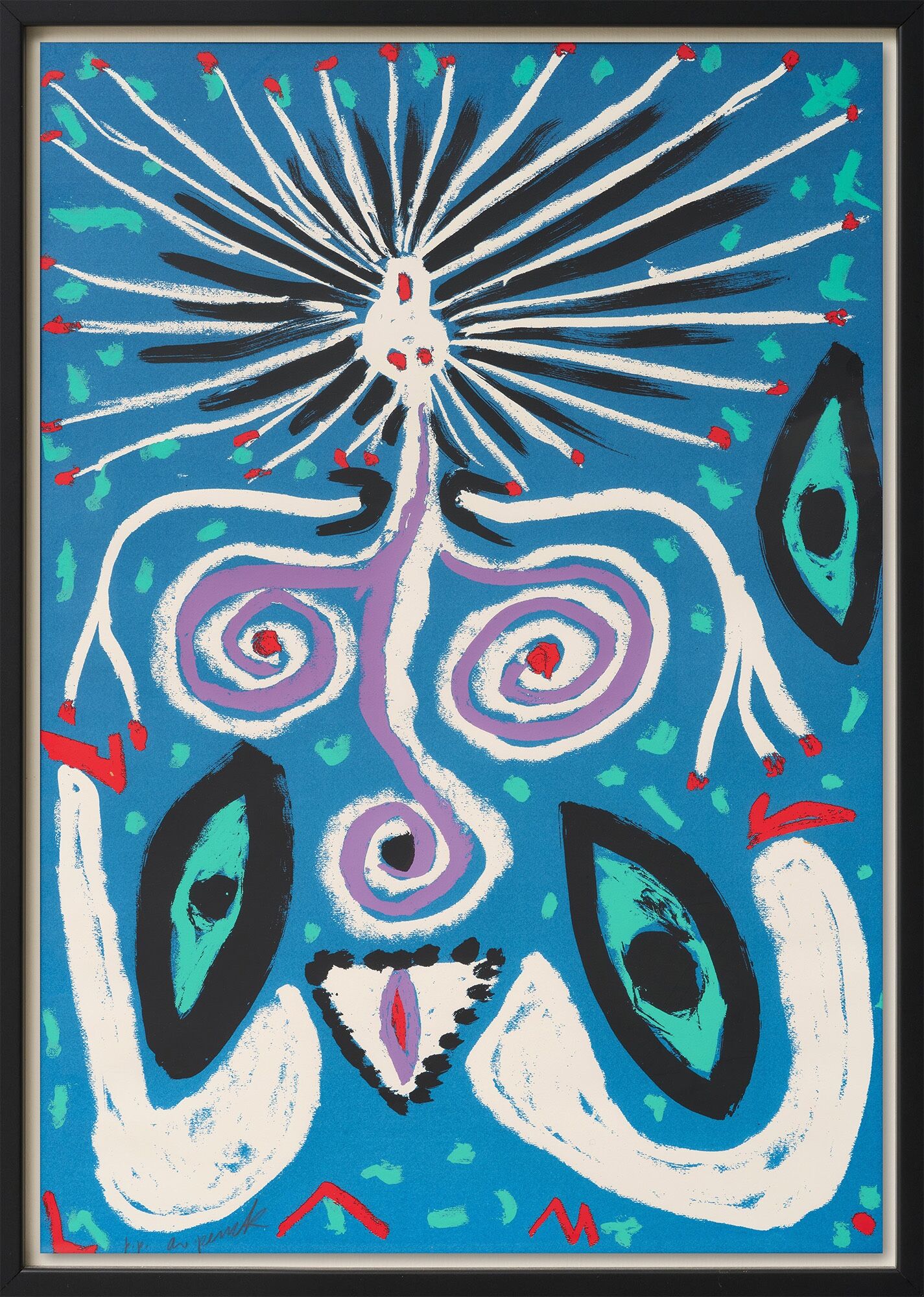 Picture "Untitled" (1991) by A. R. Penck
