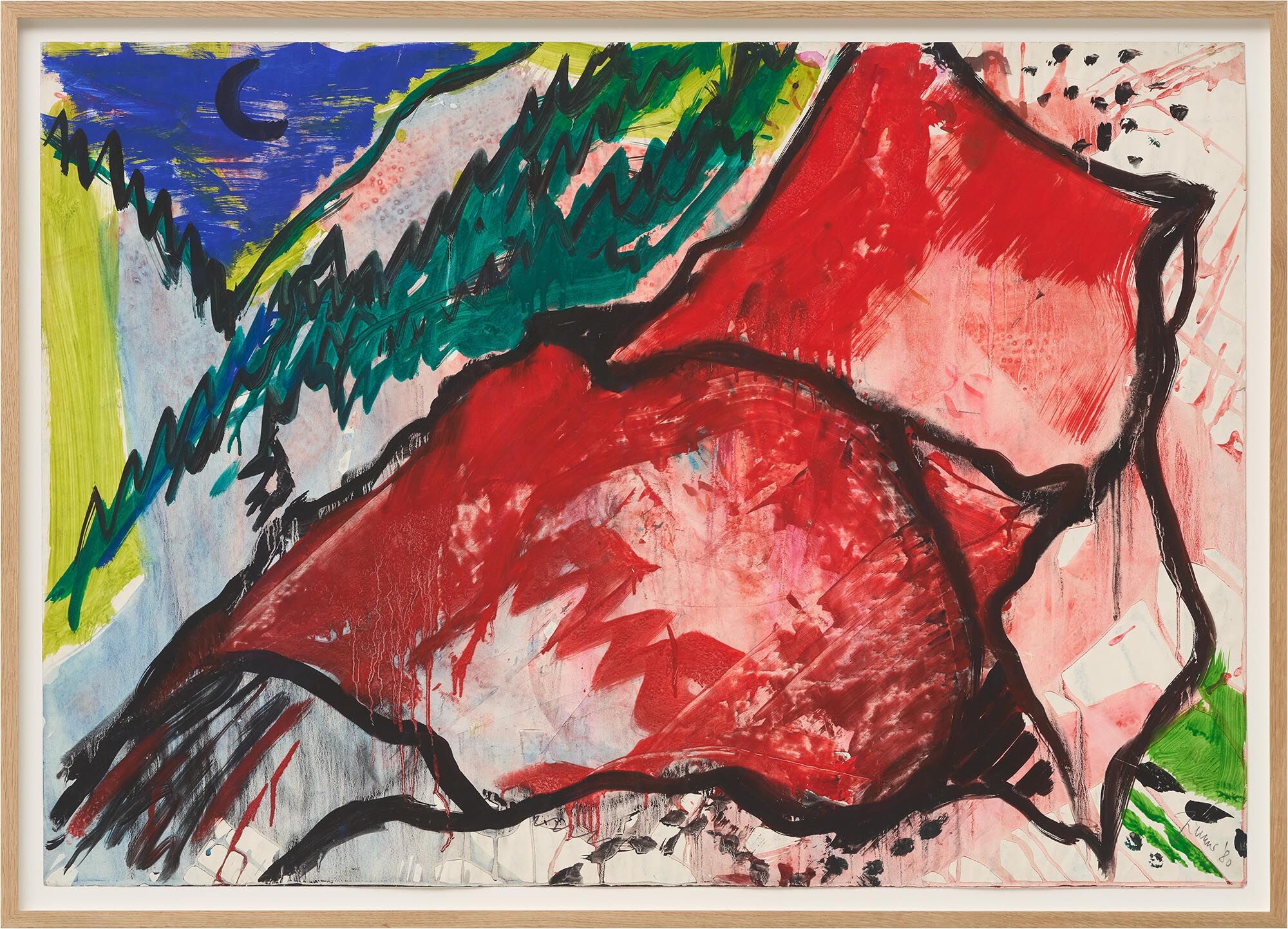 Bild "Zwieselstein" (1980) (Unikat) von Bernd Zimmer