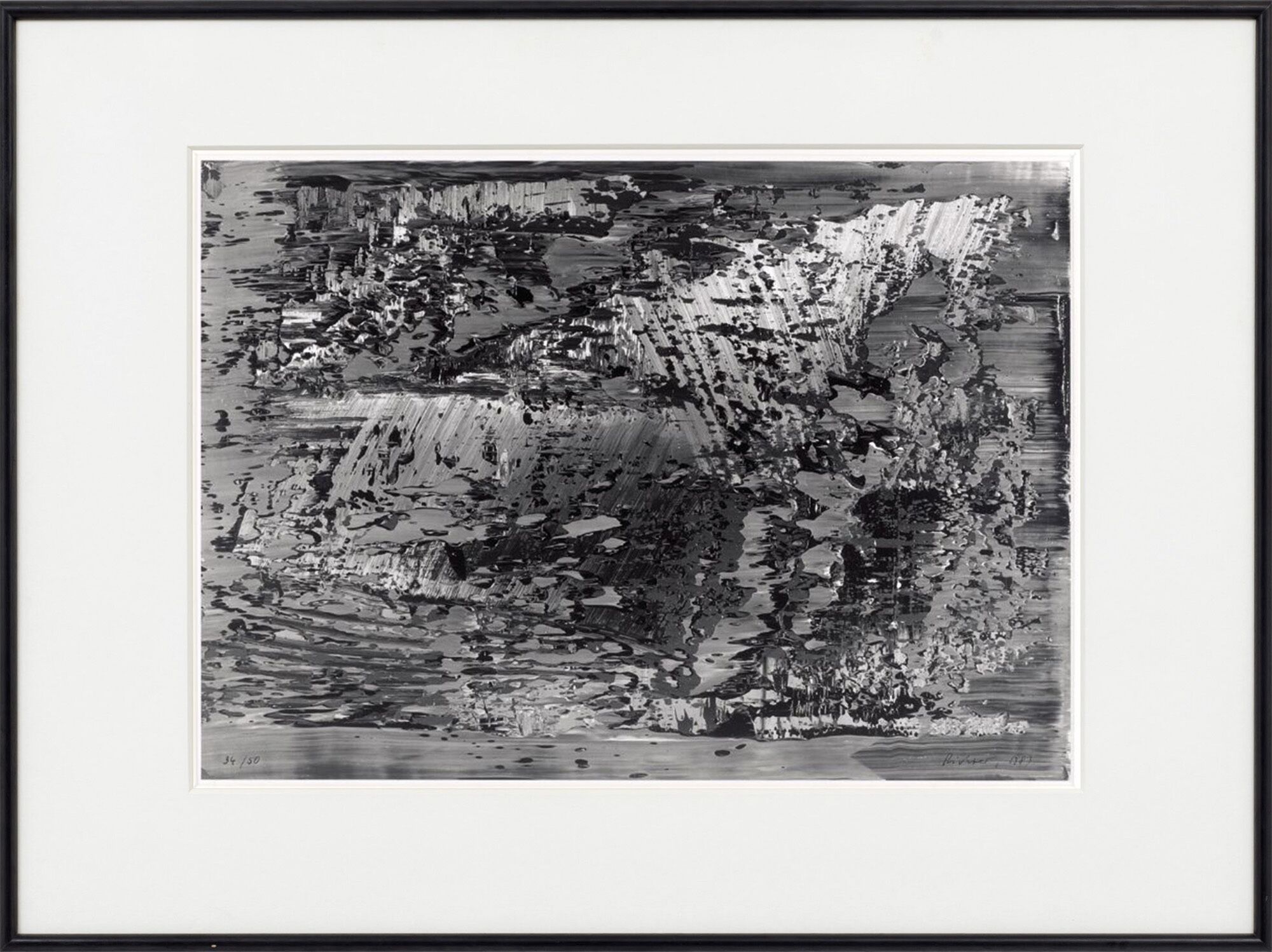 Picture "Abstract Photo" (1978) by Gerhard Richter
