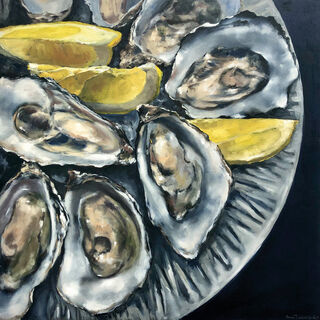 Picture "Oysters" (2022) (Unique piece)