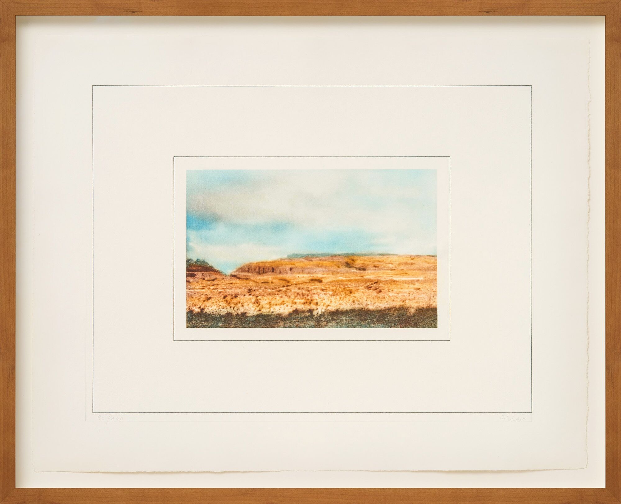 Picture "Canary Landscapes I (a)" (1971) by Gerhard Richter