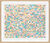 Bild "Farbfelder. 6 Anordnungen von 1260 Farben (Blau - Rot - Gelb (F))" (1974)