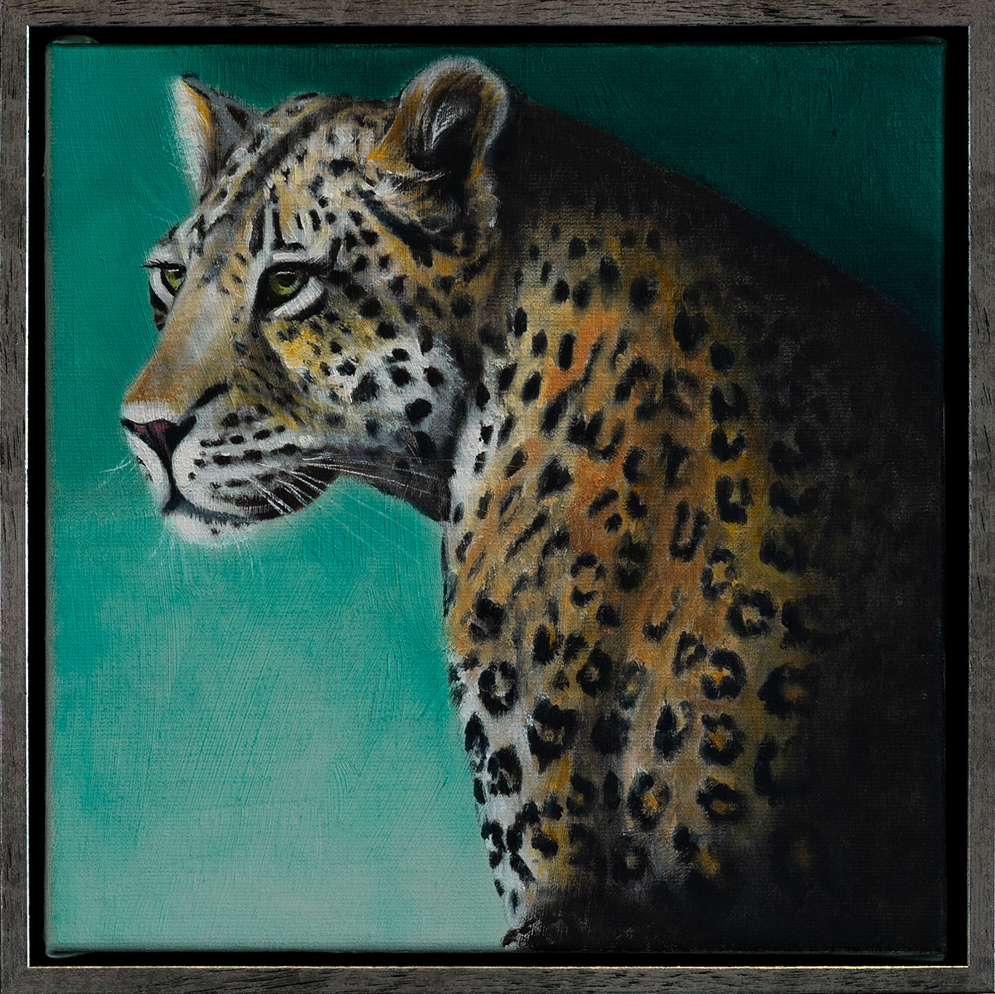 Bild "Serie Tierporträt | Leopard" (2022) (Unikat) von Lezzueck Coosemans