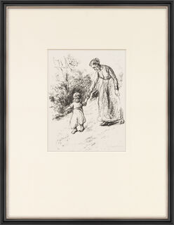 Bild " Wärterin mit Kind" (1919)