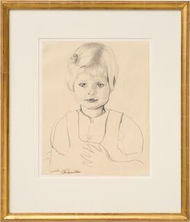 Picture "Girl" (1934) (Unique piece) by Conrad Felixmüller
