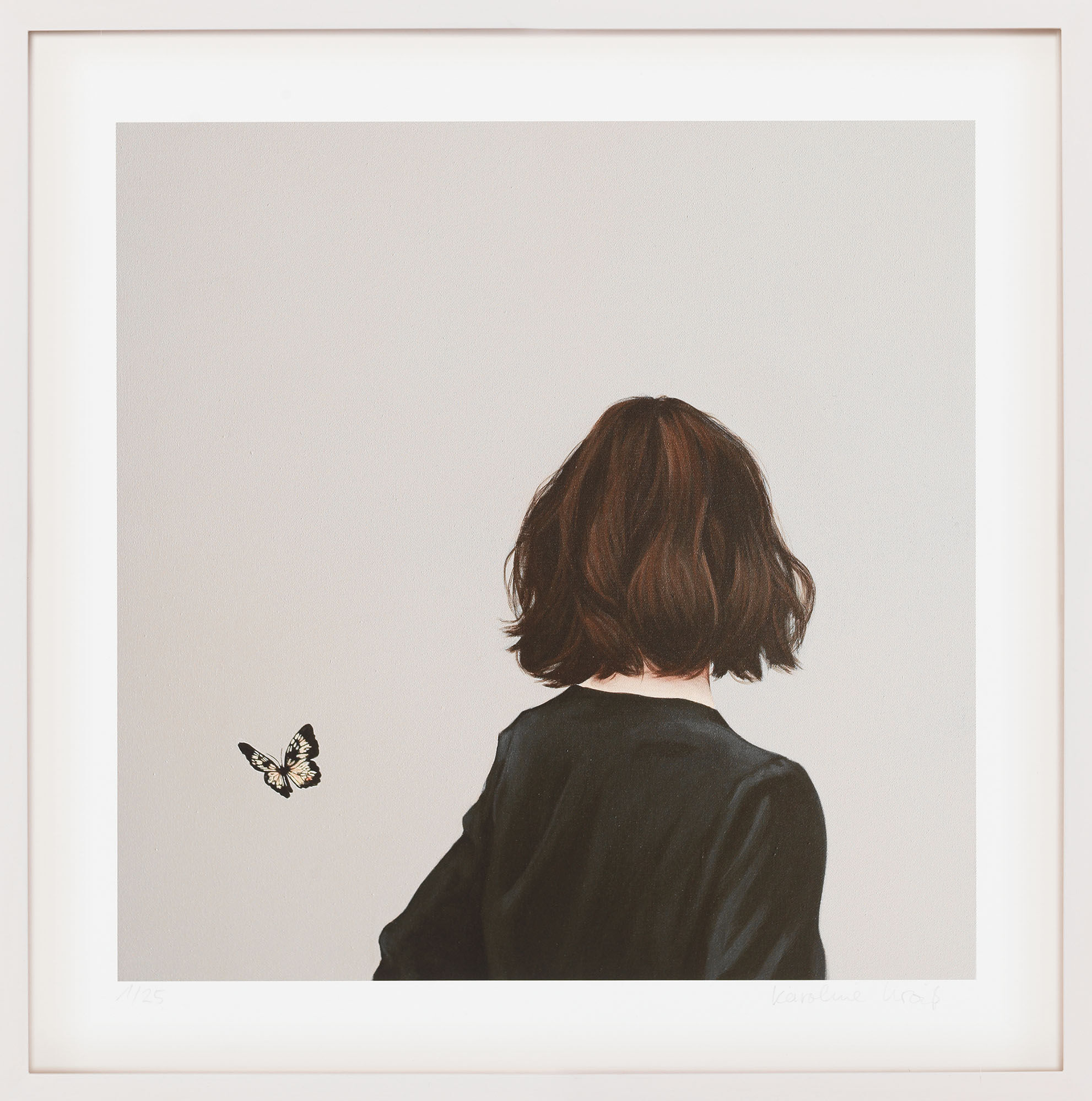 Bild "genau jetzt (Schmetterling XII)" (2021) von Karoline Kroiß