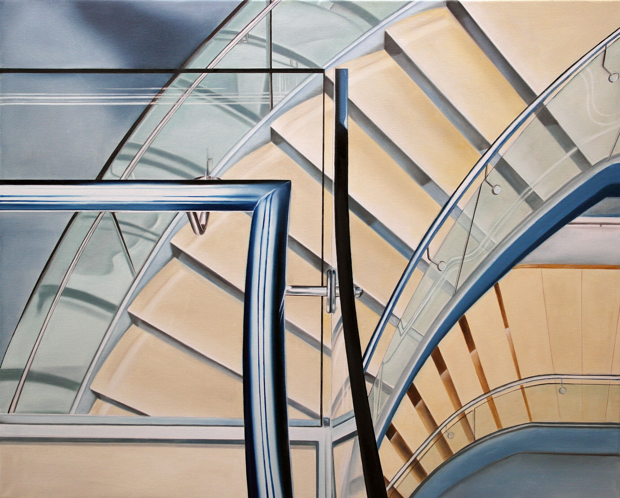 Picture "Staircase II" (2020) (Unique piece) by Alex Krull