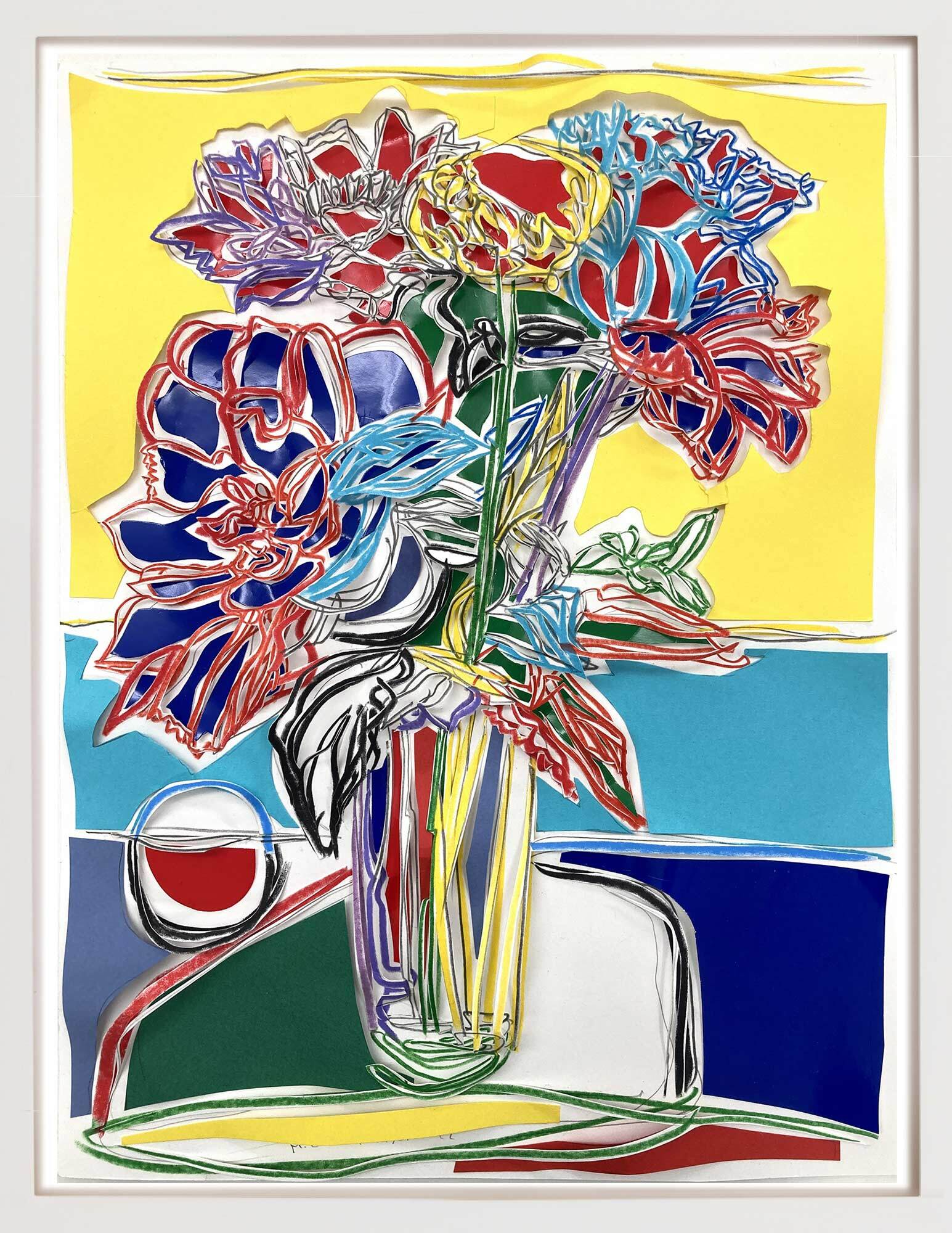 Bild "Blumen August III" (2022) (Unikat) von Marion Eichmann