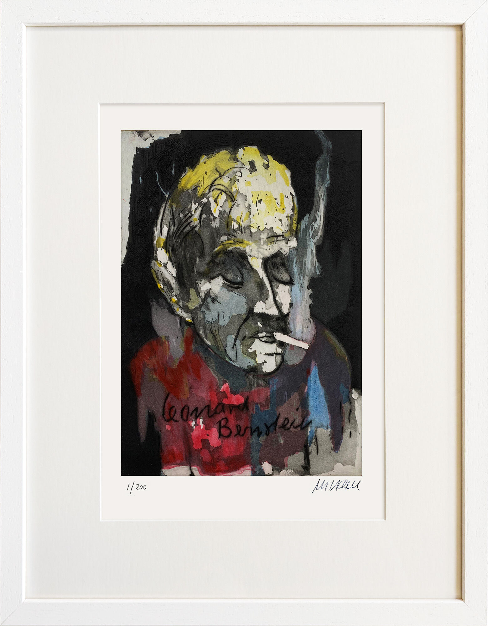 Bild "Leonard Bernstein" (2022) von Armin Mueller-Stahl
