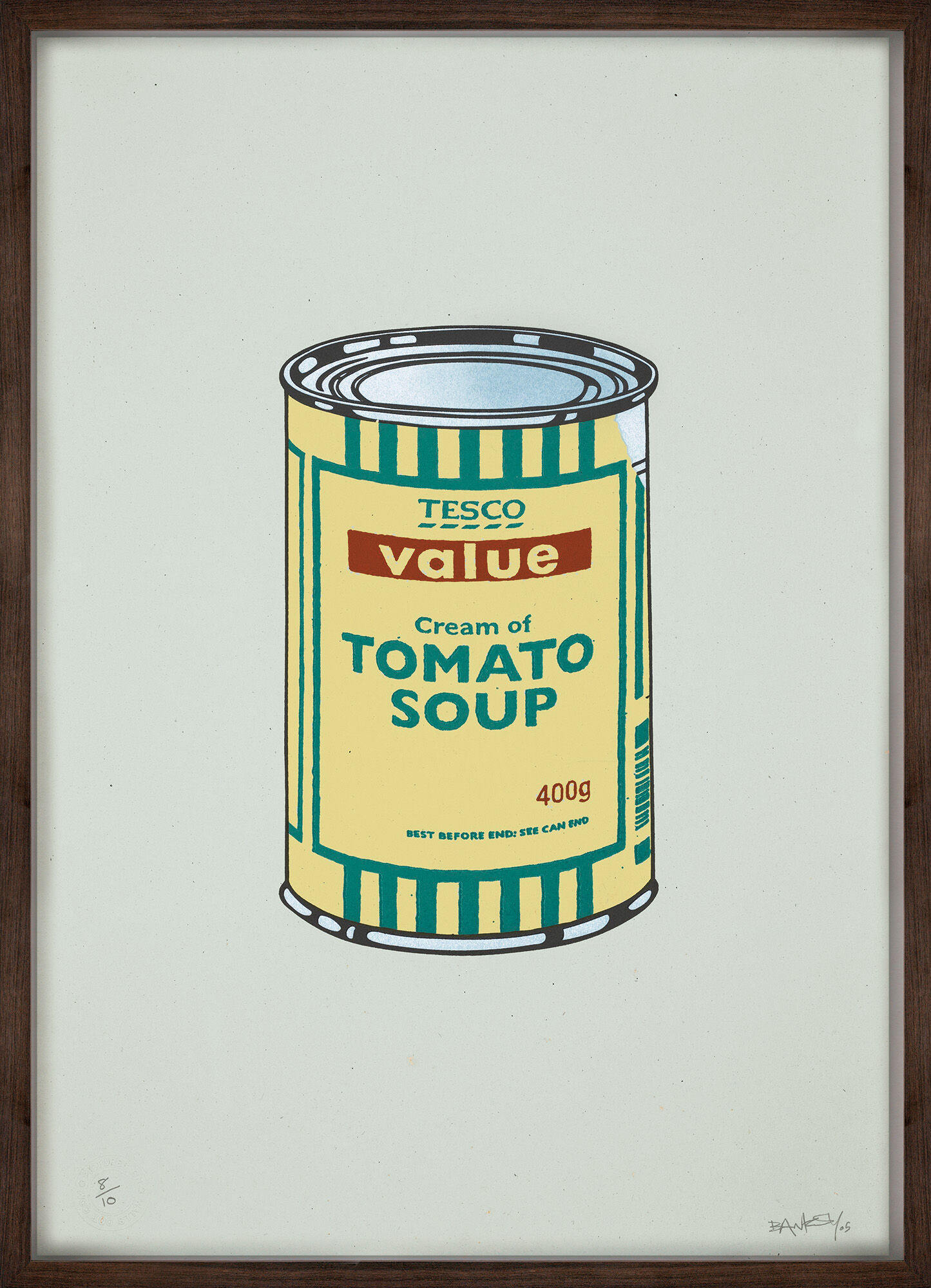 Bild "Soup Can" (2005) von Banksy
