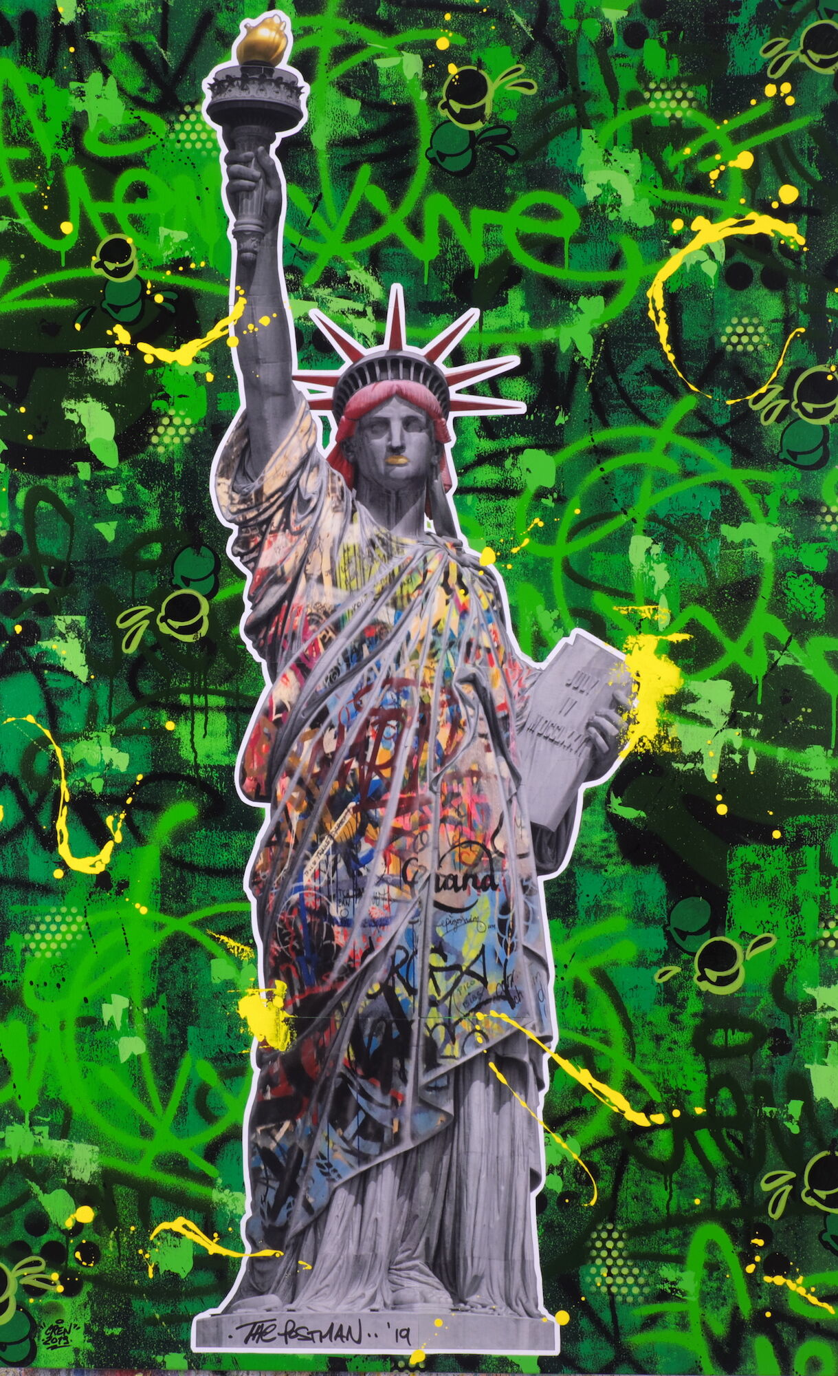 Picture "Liberty 2" (2019) (Unique piece) by Cren