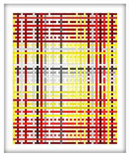Bild "Komposition in Rot und Gelb" (2014), Exklusiv-Edition für ARTES