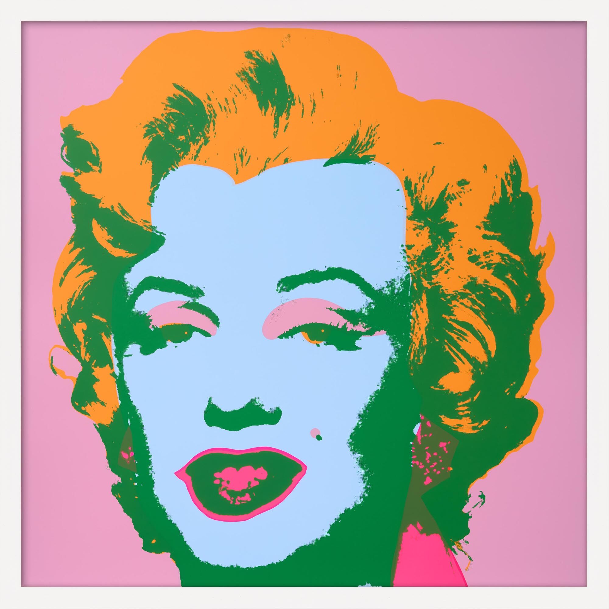 Picture "Sunday B. Morning Marilyn Light Blue, Green, Yellow, Pink" by Andy Warhol