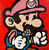 Bild "Pink Mario" (2023) (Unikat)