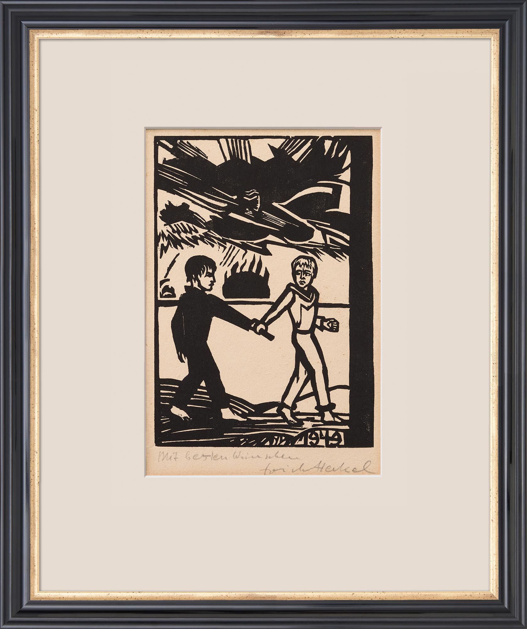 Picture "Relay Runner (18th Annual Sheet)" (1948) by Erich Heckel