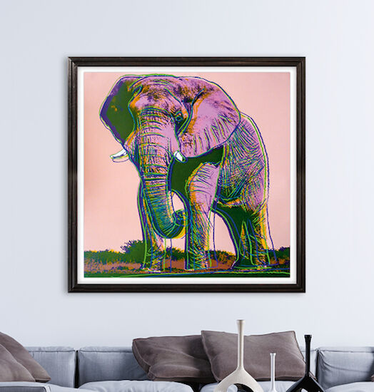 Bild "African Elephant (FS II. 293)" (1983) von Andy Warhol