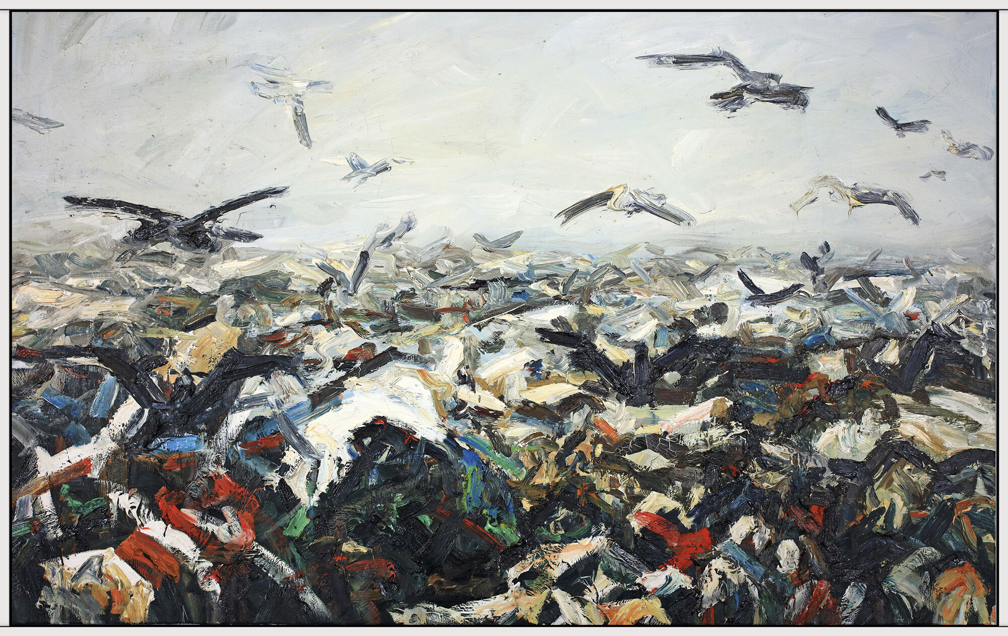 Picture "Mountain of Rubbish XII" (1986) (Unique piece) by Ralph Fleck
