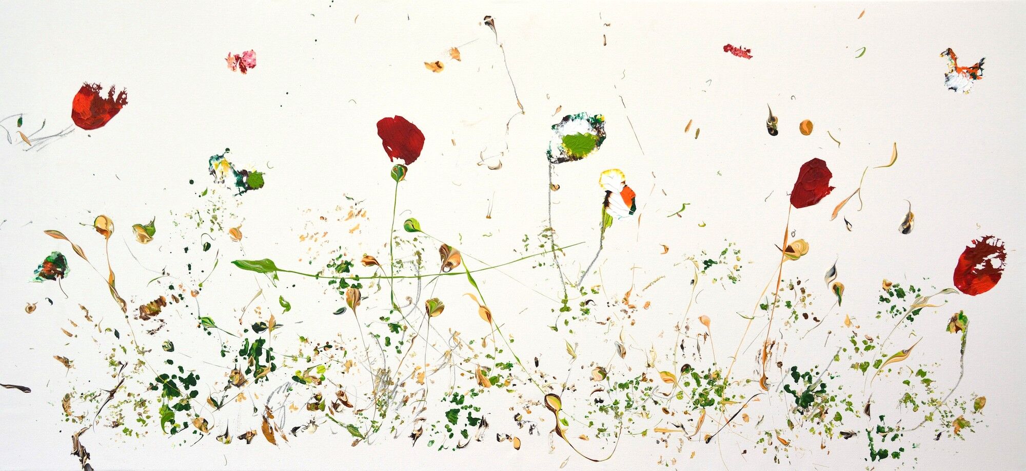 Picture "The Paradise of Now Part V" (2021) (Unique piece) by Christine Müller
