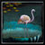 Bild “Serie Hoffnungsgabe | Flamingo”(2023) (Unikat)