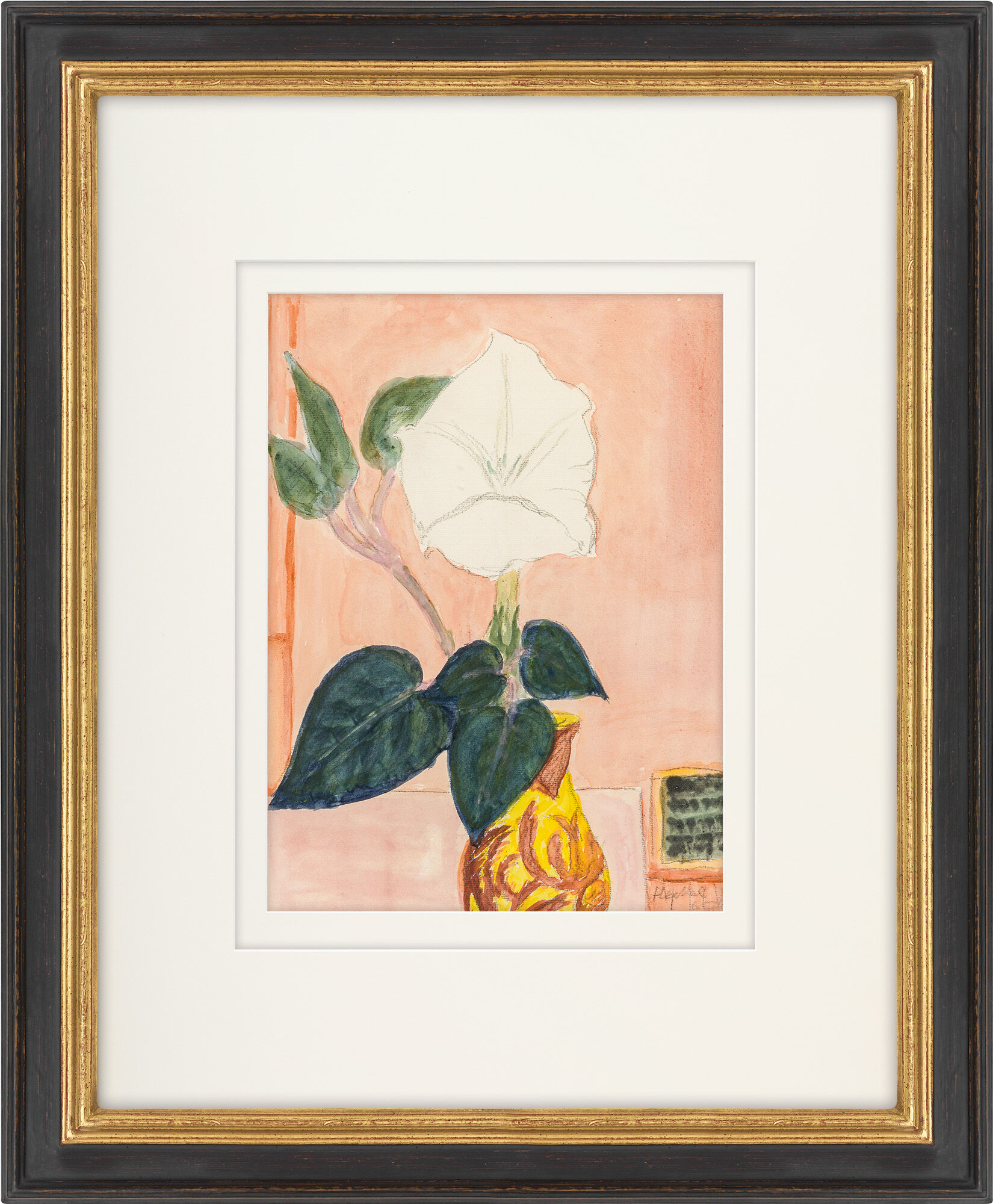 Picture "Datura Blossom" (1967) (Unique piece) by Erich Heckel