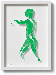 Bild "Einblick (grün)" (2010)
