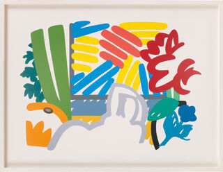 Bild "Still Life with Matisse and Johns" (1993) von Tom Wesselmann