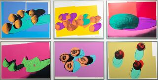 Set "Space Fruits: Still Lifes" (1979) von Andy Warhol