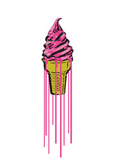 Bild "Cherry Icecream" (2015) von ELIOT theSuper